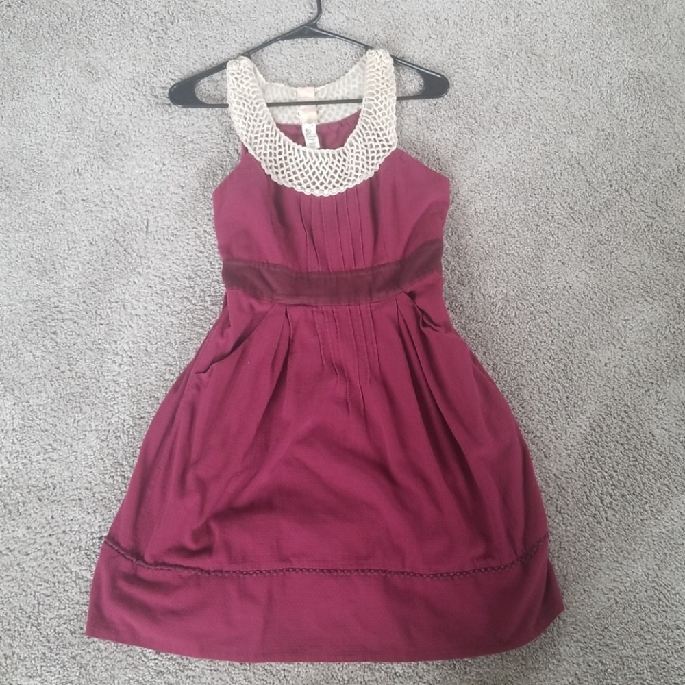 Maroon dress